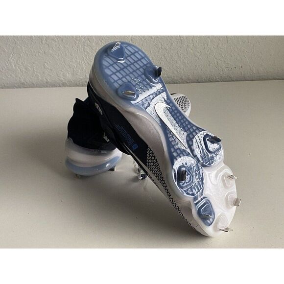 Mens Sz 14 Nike Force Zoom Mike Trout 7 Baseball Cleats CI3134-403 Blue White - Picture 11 of 11